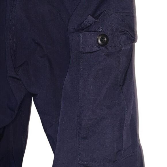 Propper Mens Navy Blue Cargo Pants M/R 65% Polyester 35% Cotton Ripstop Durable - Picture 9 of 12
